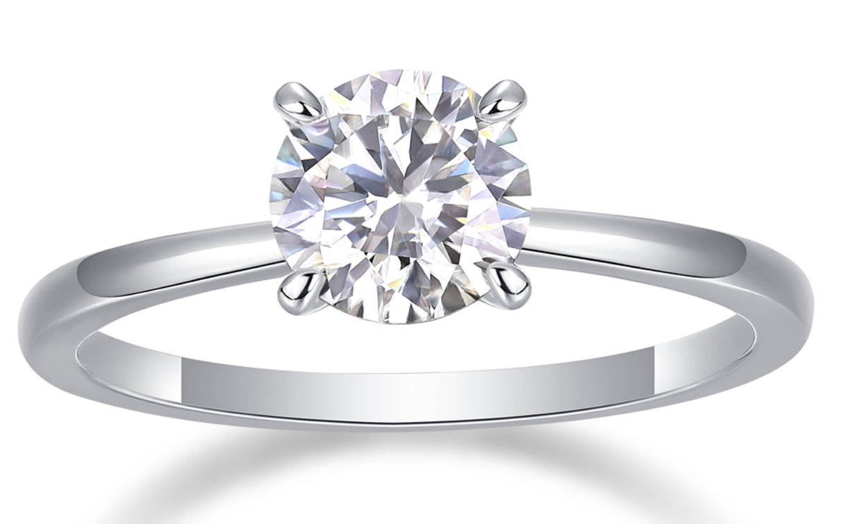 Limitless Solitaire Moissanite Diamond Ring