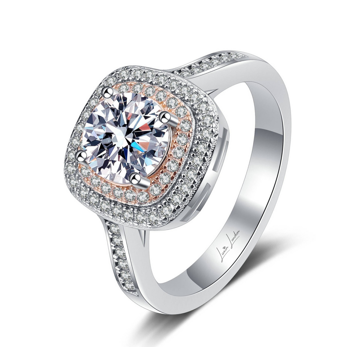Infinite Moissanite Diamond Ring